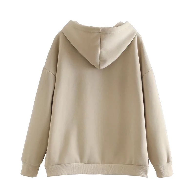 Half-Zipper Fleece Hooded Pullover Sweater NSXFL105273