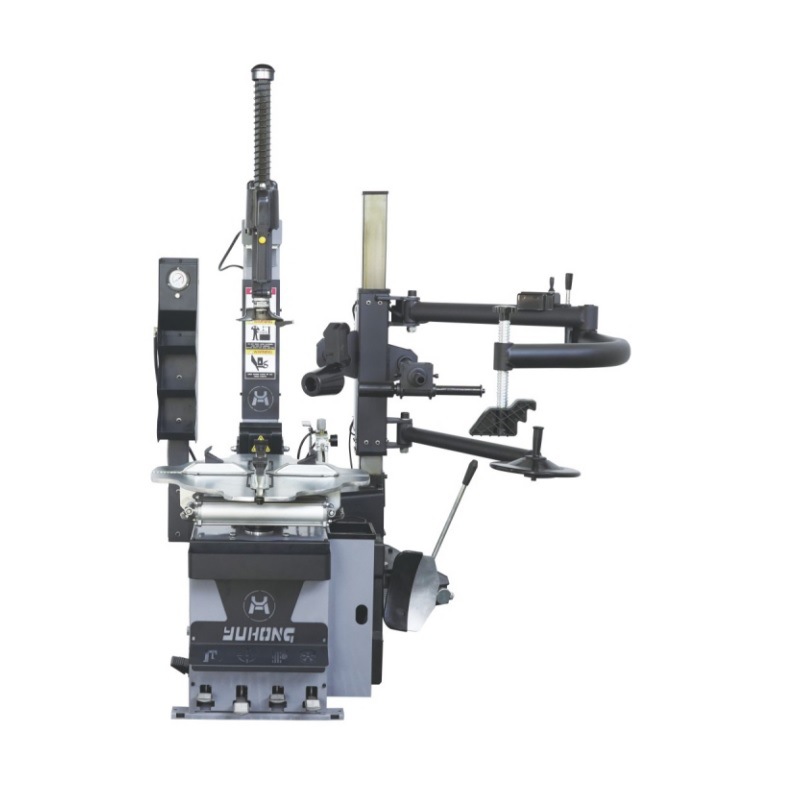 跨境电商批发机械制动右机械手式三点压胎10-24“汽车轮胎拆装机