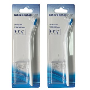 Interdental Brush, Interdental Brush, Interdental Brush, Interdental Cleaning Tool, L Orthodontic Correction Toothbrush, Interdental Brush