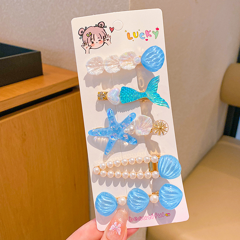 Horquilla para niños Clip de flequillo lateral para niña Clip de pico de pato para bebé Clip bb Accesorios para el cabello de alto valor Tombros de dopamina