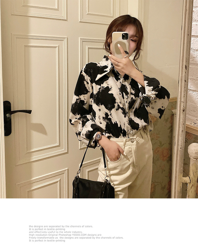 loose long-sleeved shirt Nihaostyles wholesale clothing vendor NSFYF76636