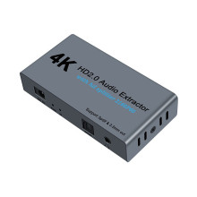 高清一进二出音频分离器 HD 2.0 Audio Extractor 4K 60HZ Spdif