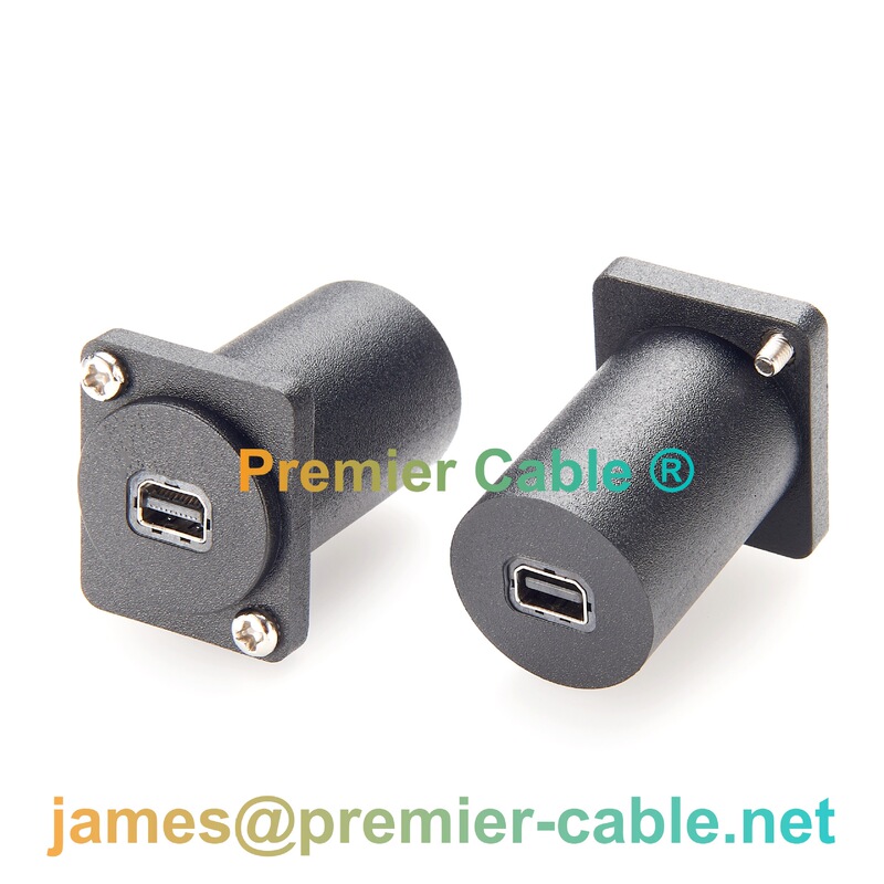 Panel-Mounted Mini Displayport Female-To-Female Extension Industrial-Grade Mini Dp Signal Adapter Module Panel-Mounted Mini Displayport Female-To-Female Extension Industrial-Grade Mini Dp Signal Adapter Module