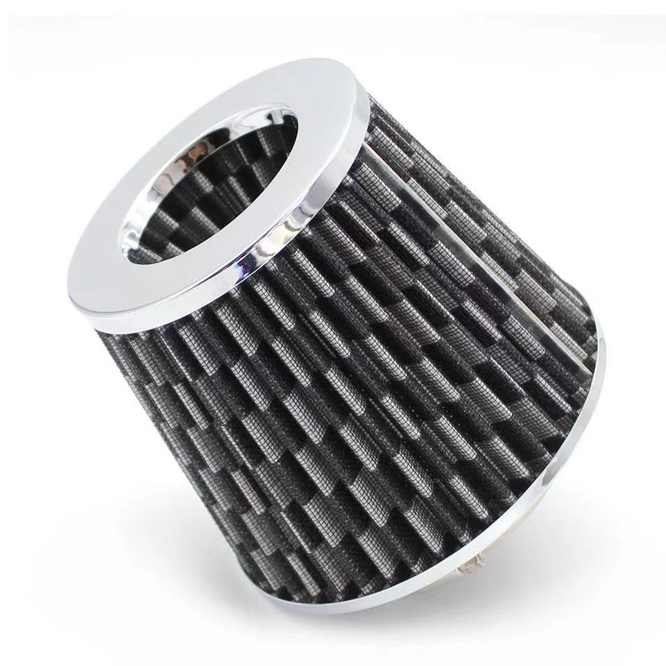 Car modified 76mm large flow air filter modified mushroom head filter winter mushroom head exhaust gas filter