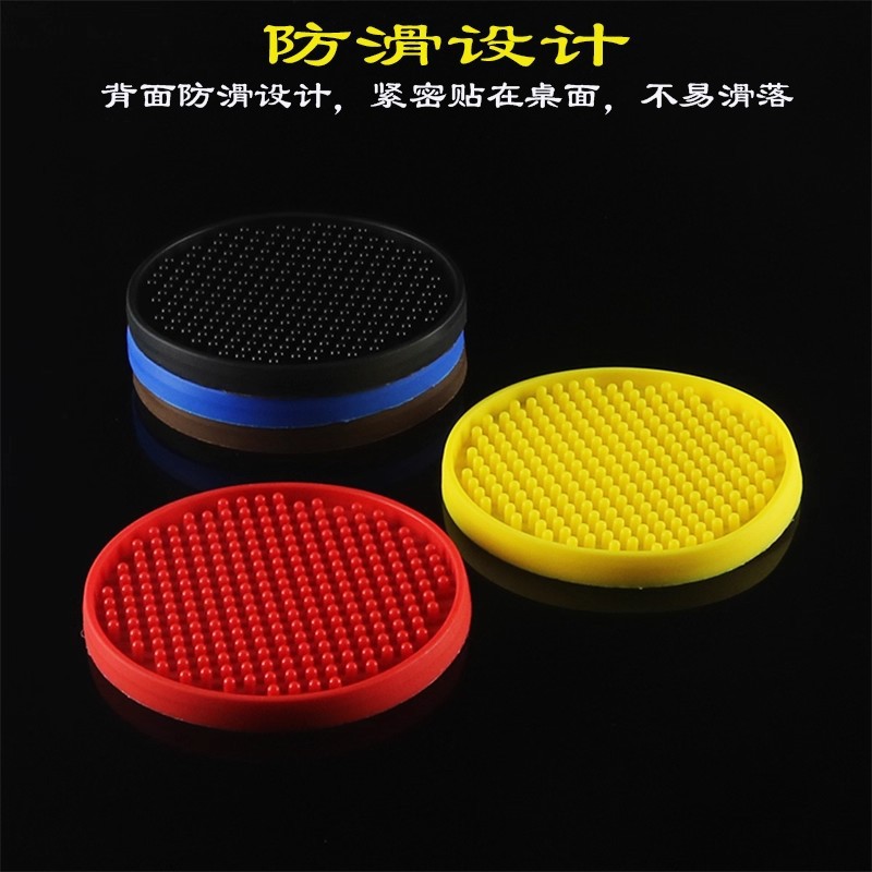 almohadilla de comedor redonda de aluminio, almohadilla de taza de aislamiento antideslizante, almohadilla de taza de agua, almohadilla de taza de té, almohadilla de taza de vino de bar