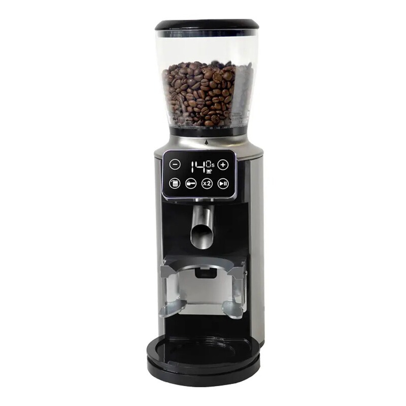 Cross-Border Foreign Trade Stainless Steel Commercial and Household Cone-Type Coffee Grinder Touch Screen Electric Coffee Grinder Cross-Border Foreign Trade Stainless Steel Commercial and Household Cone-Type Coffee Grinder Touch Screen Electric Coffee Grinder