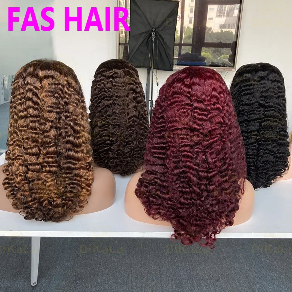 Cabello humano vietnamita cabello real birmano rizado 13x4SDD peluca cubierta África