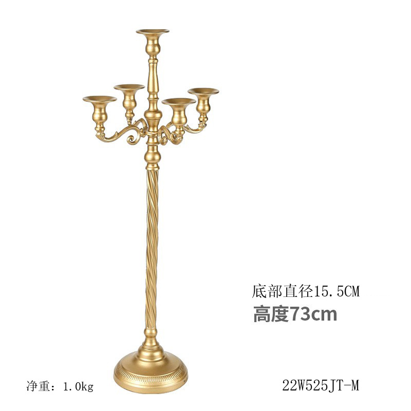 Transfronterizo hierro candelabro decoración hotel boda props ins vela Copa hogar sala de estar decoración de metal titular de la vela