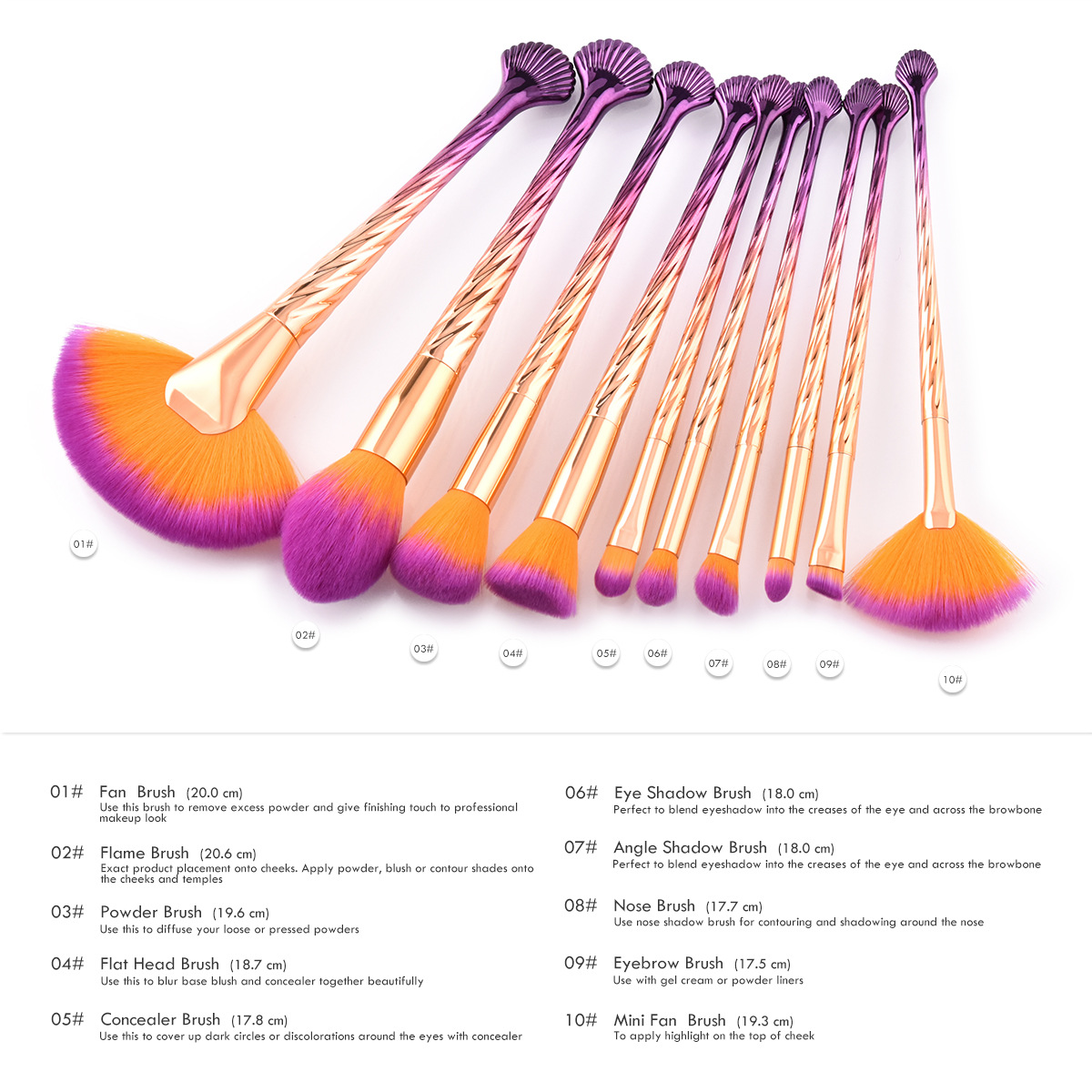 Makeup Brush Set Image 2