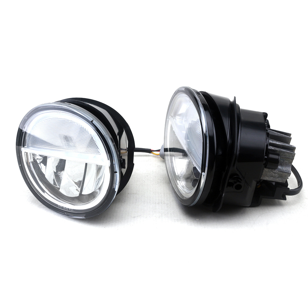 Aplicable para Toyota Land Cruiser J70 LC70 / 71 / 76 / 78 / 79 Lámpara de niebla LED delantera Lámpara de barra de luz diurna