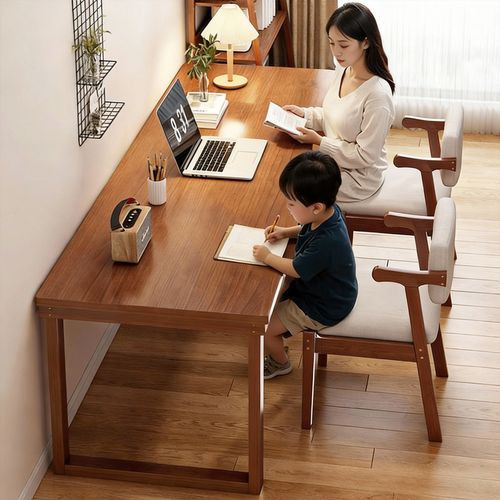 Solid Wood Leg Desk Computer Desk Office Desk Workbench Student Bedroom Home Rectangular Writing Desk Study Desk