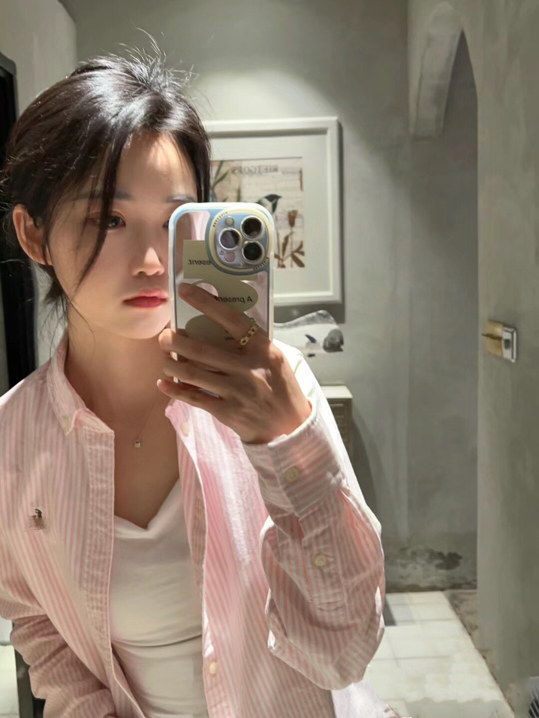 남성과 여성을 위한 RL Raff 스트라이프 셔츠, 다채로운 조랑말 로고 자수 탑, 캐주얼 옥스포드 천 셔츠 25 새로운 스타일