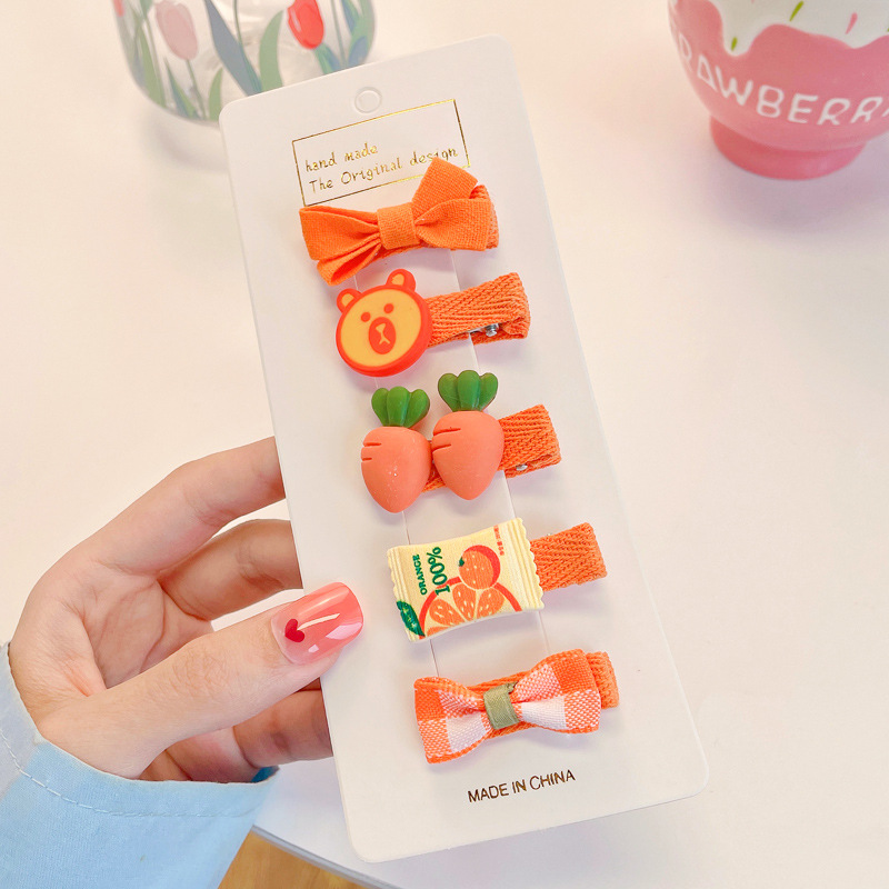 Juego de 5 piezas de caramelo naranja