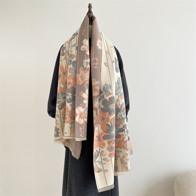 Légkondicionált szoba, nagy kendő, luxus kasmír bojt, meleg sál, női irodai pizsamatakaró, etnikai stílusú_voghion.com