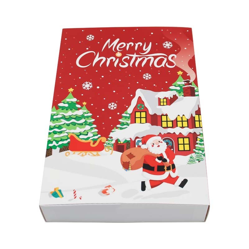 クロスボーダー新キャンディボックスクリスマスアドベントカレンダーセット紙箱クリスマス1-24カレンダー正方形ボックス在庫あり|undefined
