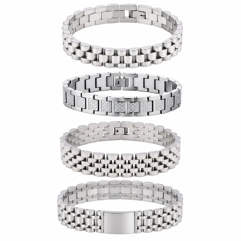 Amazon's best-selling stainless steel bracelet, a minimalist-style men's bracelet with high-quality 18k gold plating that is colorfast and won't fade, available for wholesale Amazon's best-selling stainless steel bracelet, a minimalist-style men's bracelet with high-quality 18k gold plating that is colorfast and won't fade, available for wholesale