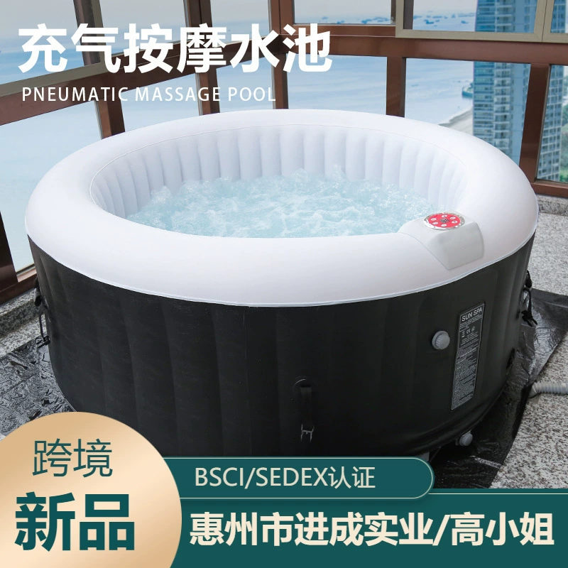 Надувной бассейн с подогревом для серфинга бассейн с подогревом для домашнего SPA волновой пузырь бассейн с постоянной температурой для семьи Мультиплеер ванна
