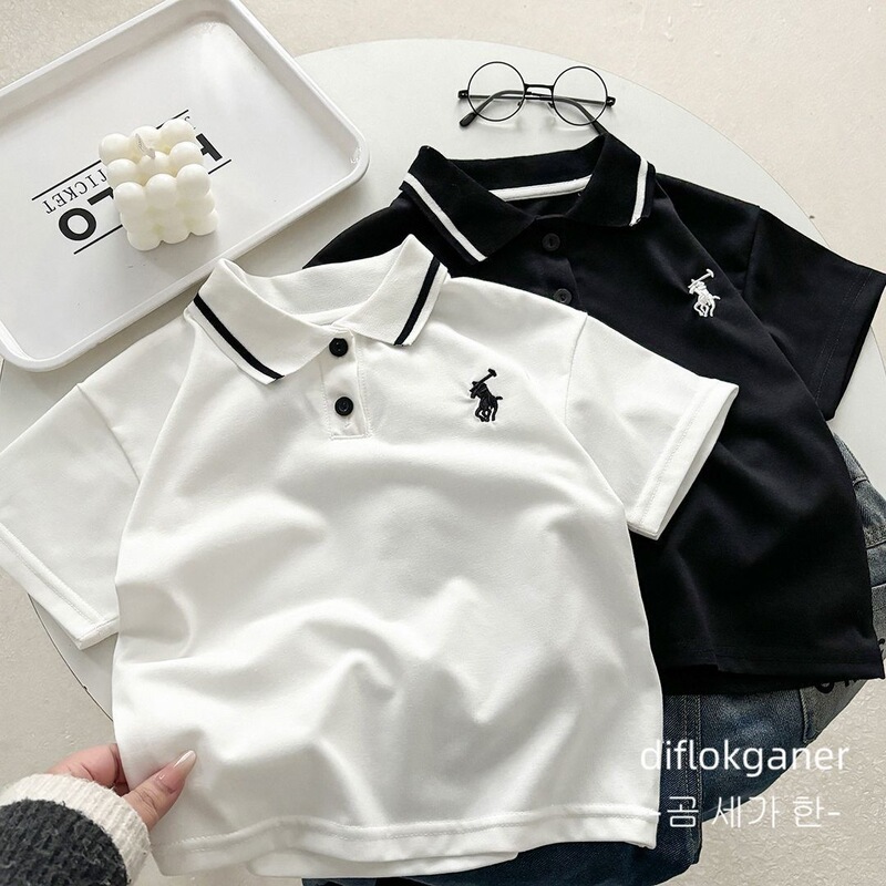 2026 Smart Boy's Quick-Dry Breathable Summer Short-Sleeve Polo Shirt for Boys Aged 3-14, Thin Korean Style Trendy T-Shirt 2026 Smart Boy's Quick-Dry Breathable Summer Short-Sleeve Polo Shirt for Boys Aged 3-14, Thin Korean Style Trendy T-Shirt
