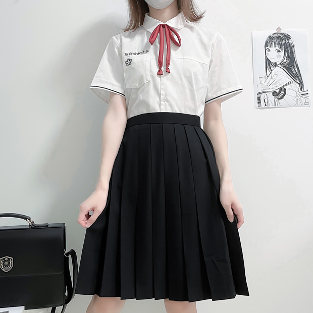 Black [pleated skirt] 55cm