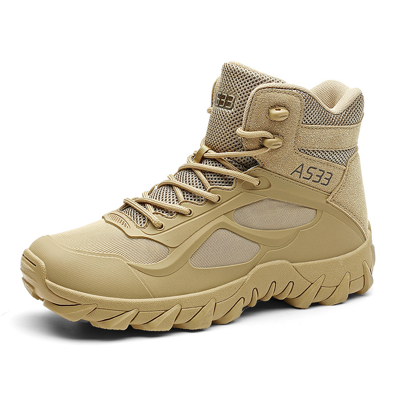 Magnan transfronterizo gran ventilación botas tácticas tropas especiales al aire libre caminata desgaste entrenamiento botas de combate botas militares de alto nivel