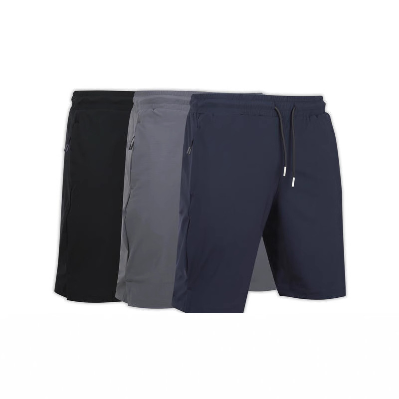 Cross-Border Summer Ice Silk Sports Shorts Men's Running Casual Outdoor Shorts Quick-Drying Breathable Straight Mid-Pants