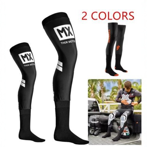 Mx New Off-Road Motorcycle Ice Silk Pressure Socks, Unisex, Light and Non-Slip, Elastic Design