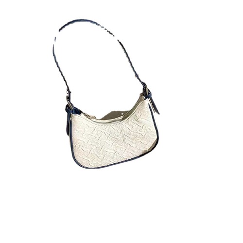 Hong Kong MrCKJHOSEl This year's popular pleated bags for women, summer niche design, crescent bag, underarm bag, single shoulder