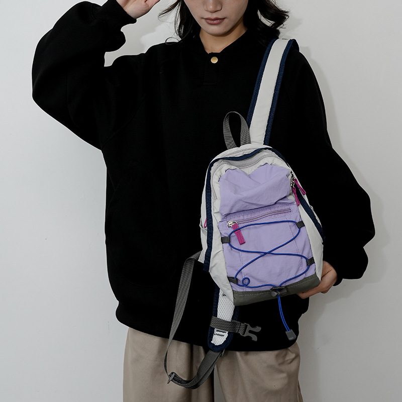 Outdoor Backpack Women's Lightweight Versatile Mountaineering Bag Hiking Small Backpack Hiking Cycling Sports School Bag Spring Outing Bag