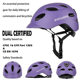 EXCLUSKY outdoor leisure riding helmet bicycle riding USB charging safety riding helmet with tail light