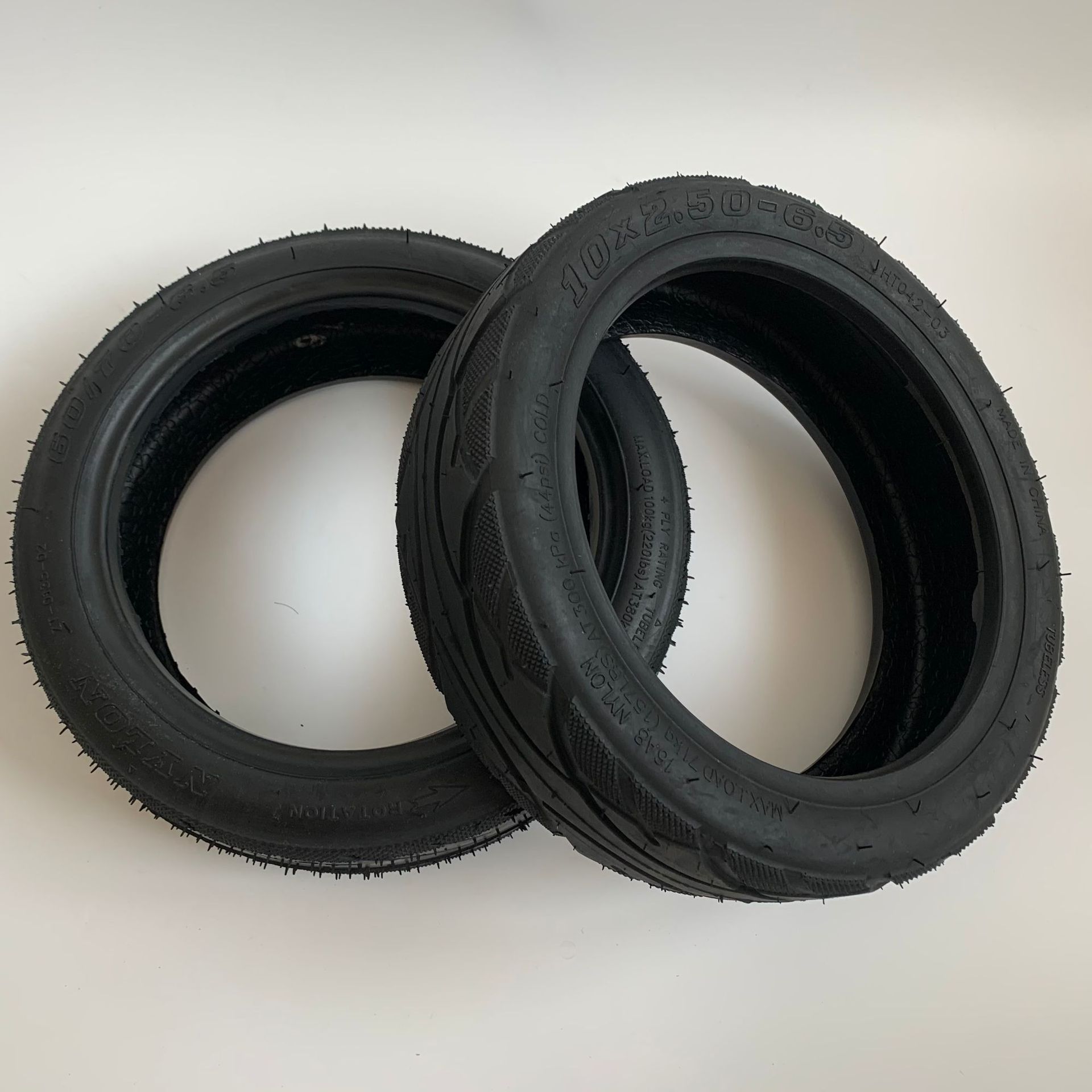 60/70-6.5 Scooter Outer Tire 10inch Thickened Inner Tube Wear-Resistant Tire Vacuum Tire