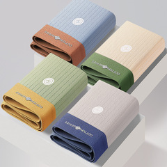 2024年新款男生內褲男士純棉款四角褲頭抑菌短褲衩平角大碼青少年