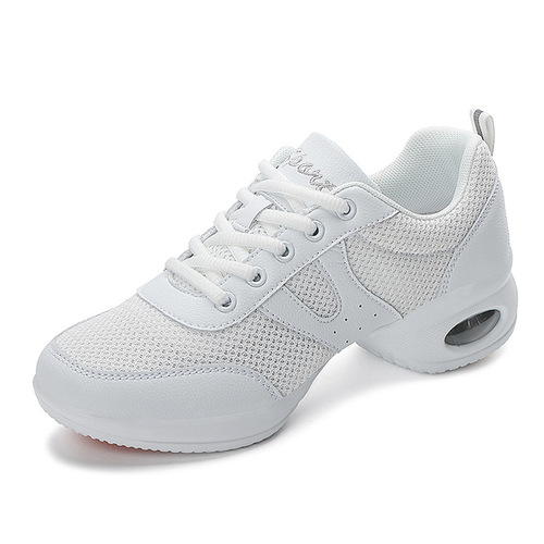 Yang Liping Dancing Shoes White Square Dance Shoes for Women  New Soft Sole Summer Dance Shoes Mesh Wholesale 2118