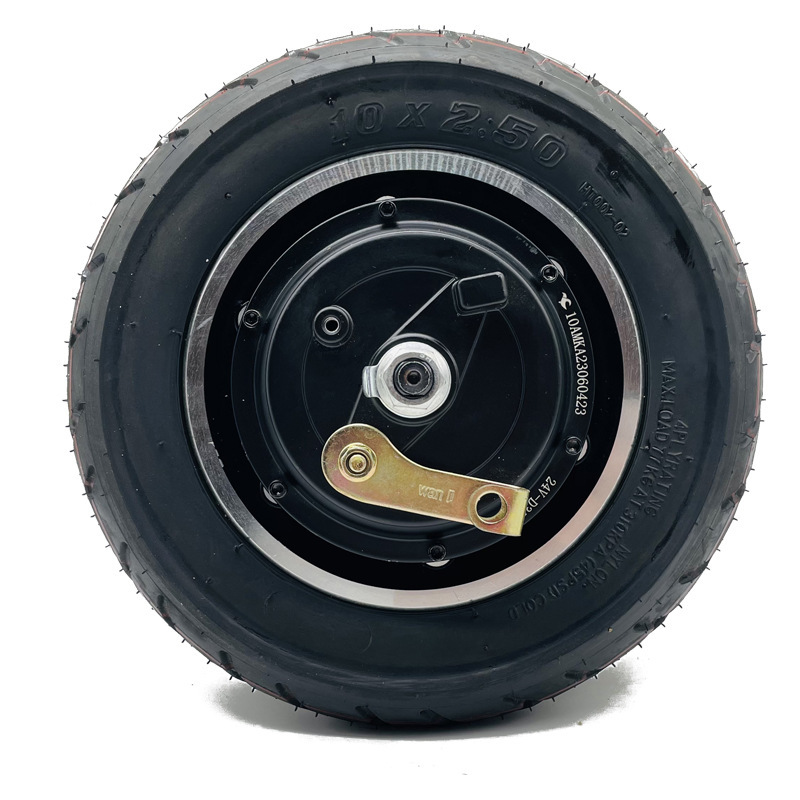 10 inch electric skateboard brushless hub drum brake motor with tires mini electric car motor 350w500w