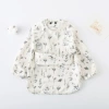 [Double row upper pocket] Milk white grass rabbit