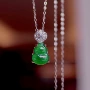 简单款天然s925纯银吊坠
