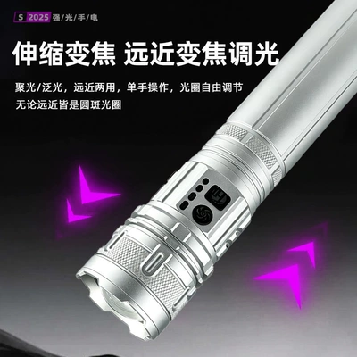 New Model Seven-Color Ultra-Bright Flashlight: UV fənərlər