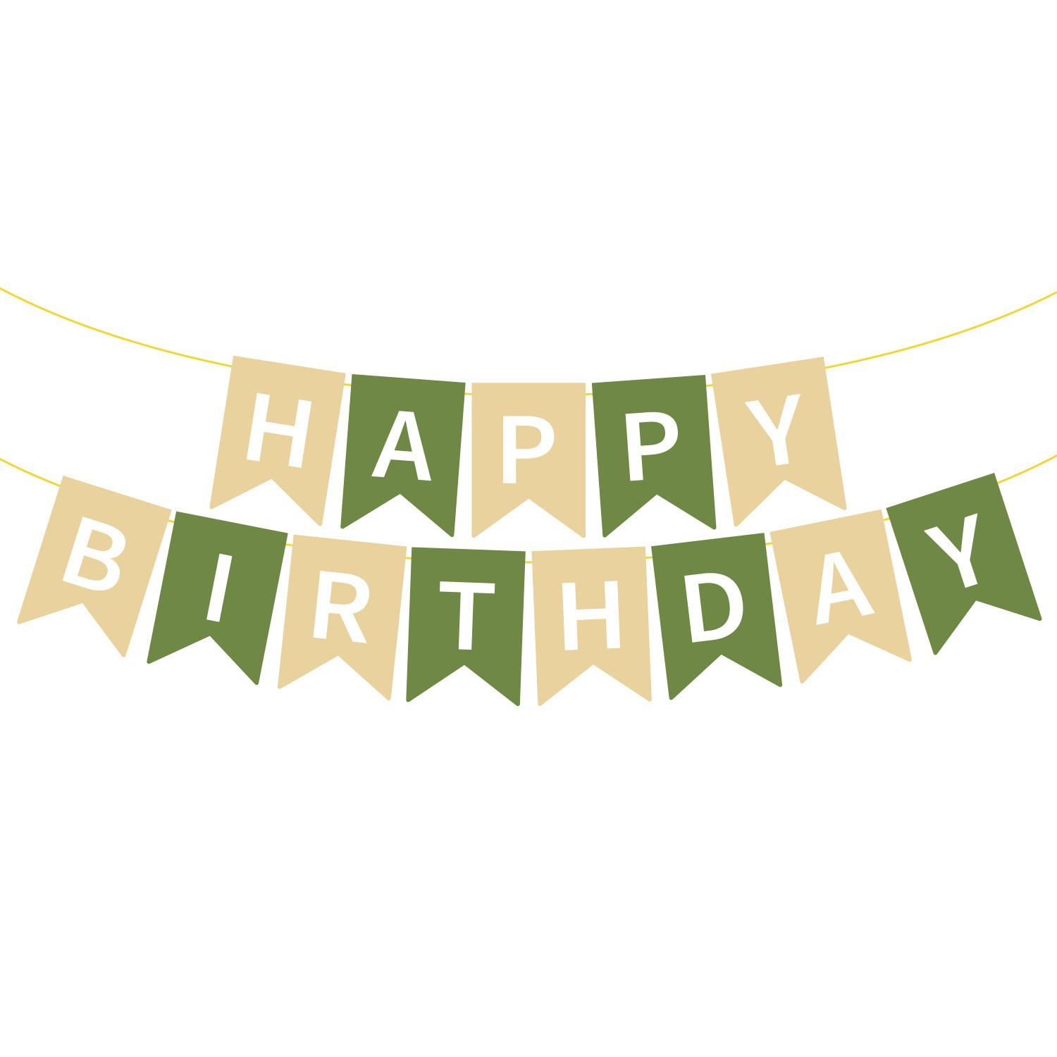 Bandera decorativa "Feliz Cumpleaños"