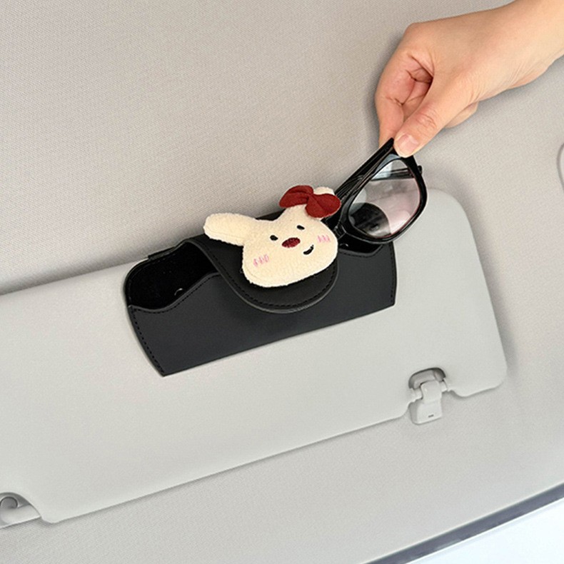 2025 New Car Glasses Case, Car Sun Visor Glasses Clip, Car Sunglasses Holder, Cute for Girls