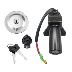 Tianjian YBR National Three motorcycle lock JYM125-2 Tianji Tianjun Tianjun electric door lock fuel tank cover side cover lock