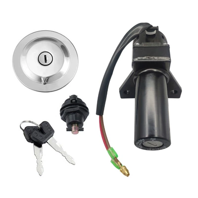 Tianjian YBR National Three motorcycle lock JYM125-2 Tianji Tianjun Tianjun electric door lock fuel tank cover side cover lock
