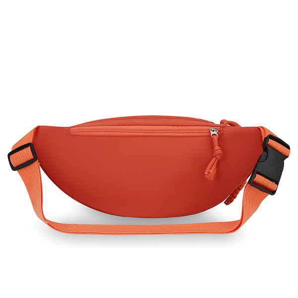 Sports capacious nylon belt bag