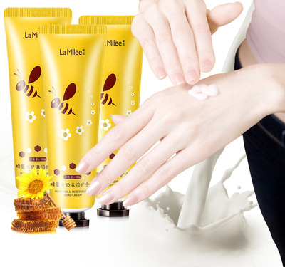 莱玫蜂蜜牛奶护手霜Hand Cream便携式蜂胶护手霜广州批发润手霜冬|ms