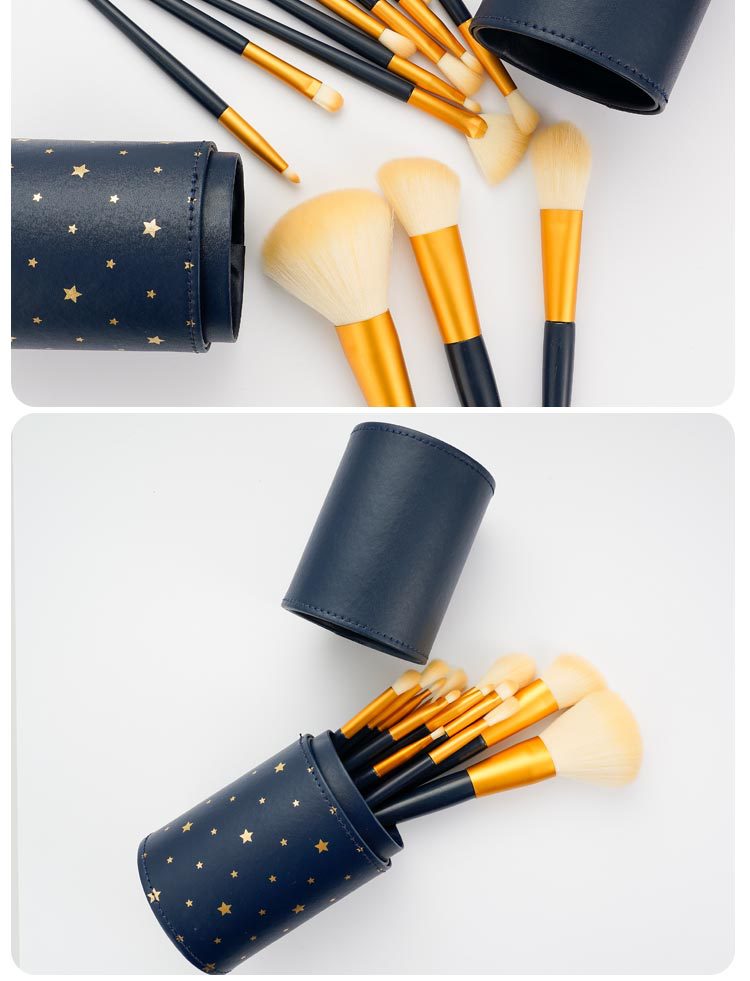 Cross-border Star Movement Makeup Brush Set for beginners, Cangzhou soft bristle concealer brush, eyeshadow brush, contouring brush, high-gloss brush wholesale undefined