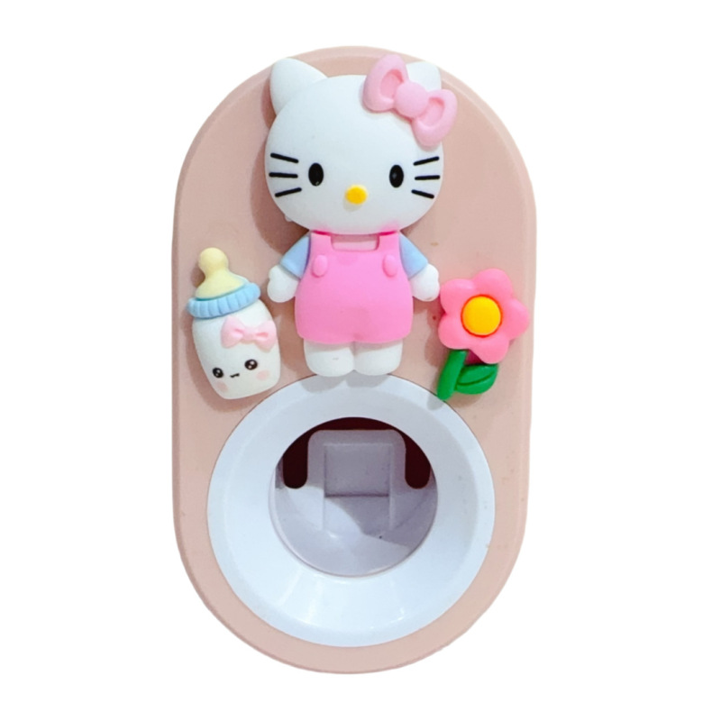 子供用アニメかわいい自動歯磨き粉器穴なし壁掛け穴なし怠け者神器押出歯ブラシ|undefined