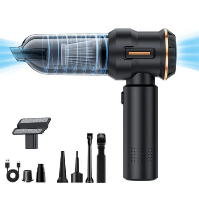 Car vacuum cleaner, small size, Tozsoranlar - black-gold-color