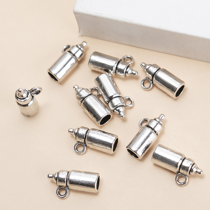 10 Pieces Simple Style Feeding Bottles Alloy Plating Pendant Jewelry Accessories display picture 1