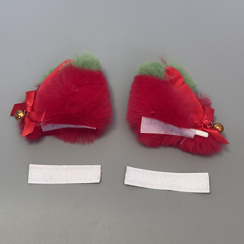 Helmet Decoration Christmas, Diàndòngchē Auto Parts and Accessories - christmas-cat-ears-1-pair-red