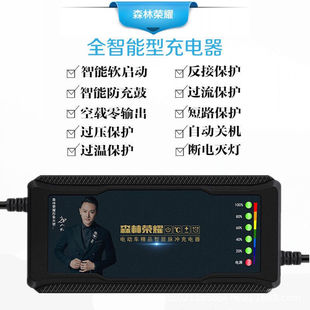 自動關機斷電電動車充電器48V60V72V
