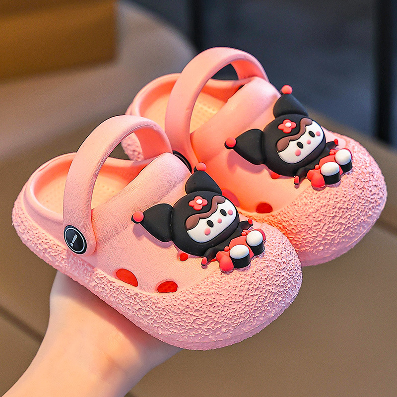 Bebé agujero zapatos de 1 año 3 interior impermeable contra colisiones zapatillas para niños de verano niños niñas zapatos de agujero para bebés pequeños