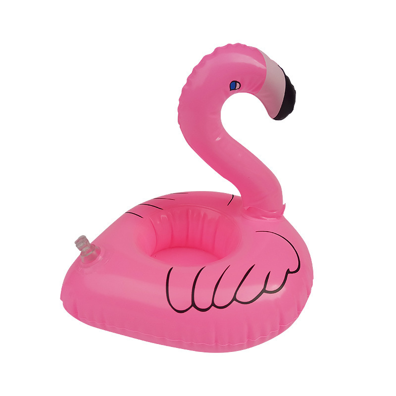 Portavasos inflable unicornio Piña Sandía de coco pato Cisne Portavasos flotante portavasos suministros de agua